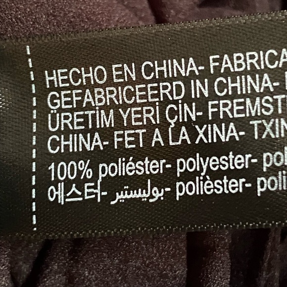 NWT. Massimo Dutti Black Pleated Wrap Dress with V-neckline. Size XS - Picture 9 of 10